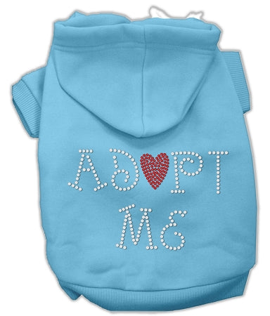 Adopt Me Rhinestone Hoodie Baby Blue Xl GreatEagleInc