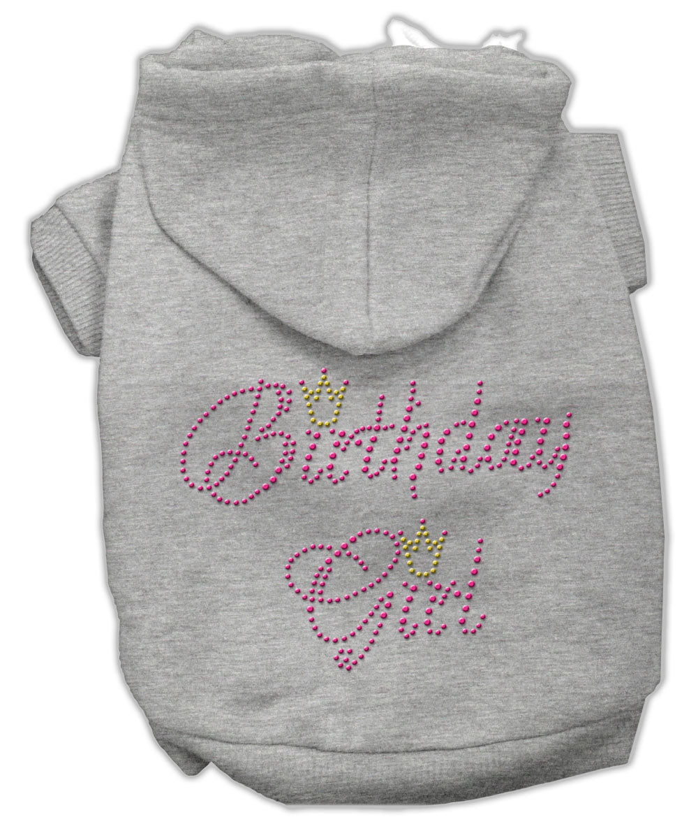 Birthday Girl Hoodies Grey Xl GreatEagleInc