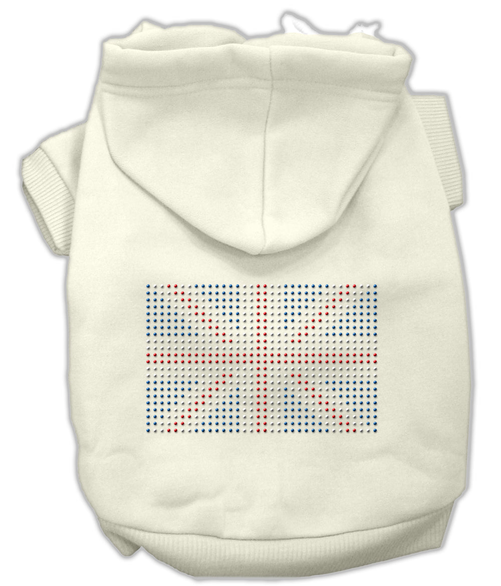 British Flag Hoodies Cream L Default Title