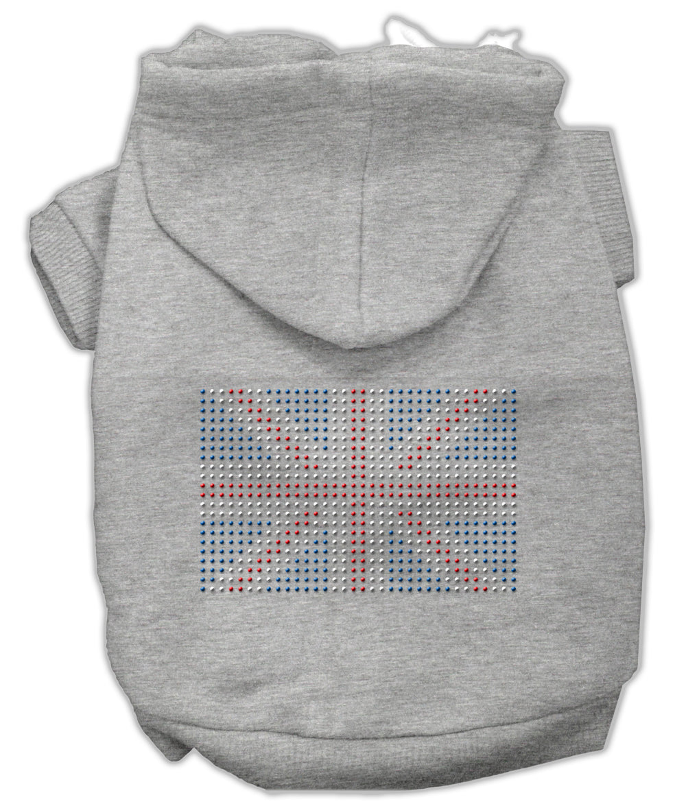British Flag Hoodies Grey Xl Default Title