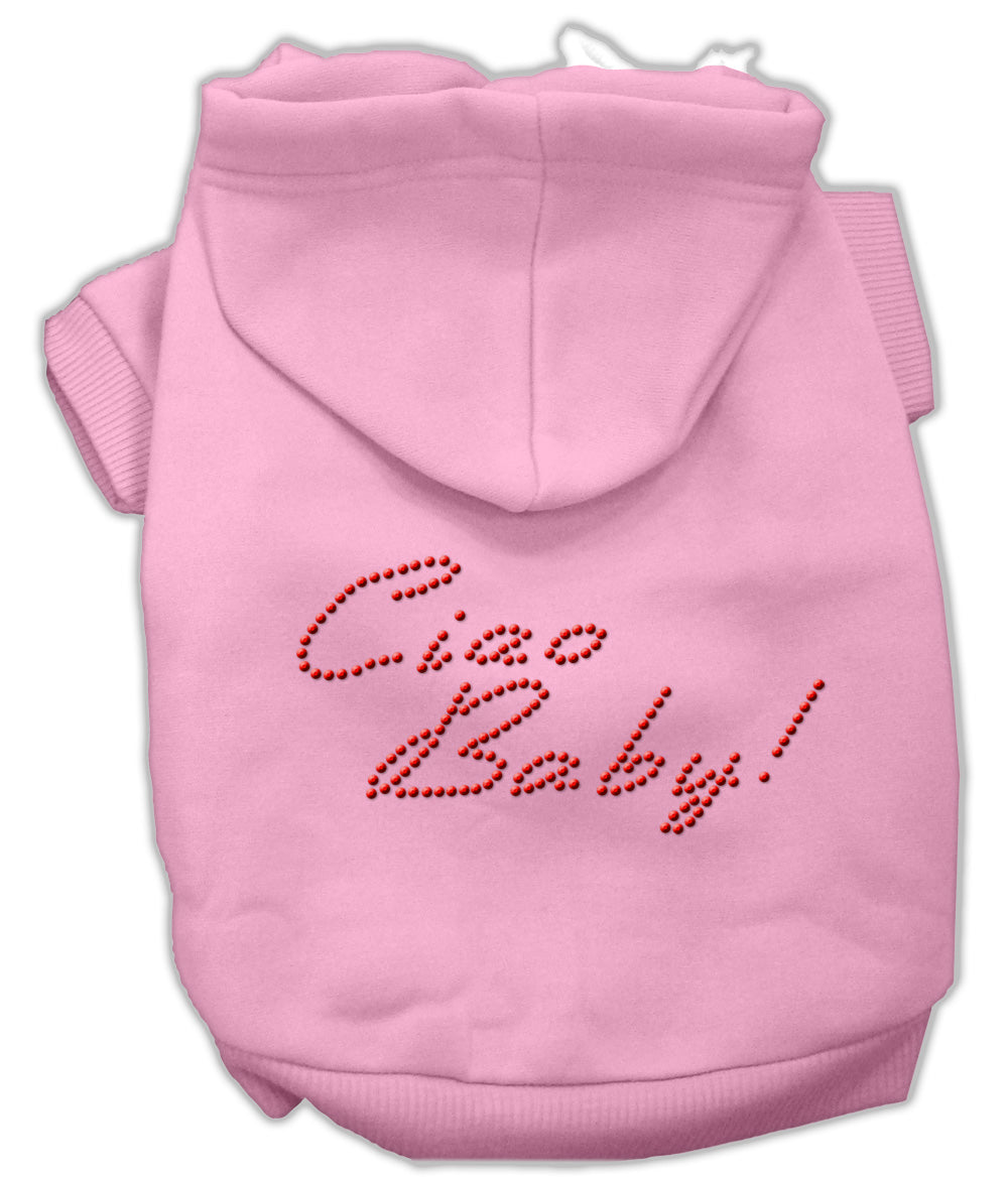 Ciao Baby Hoodies Pink Xs GreatEagleInc