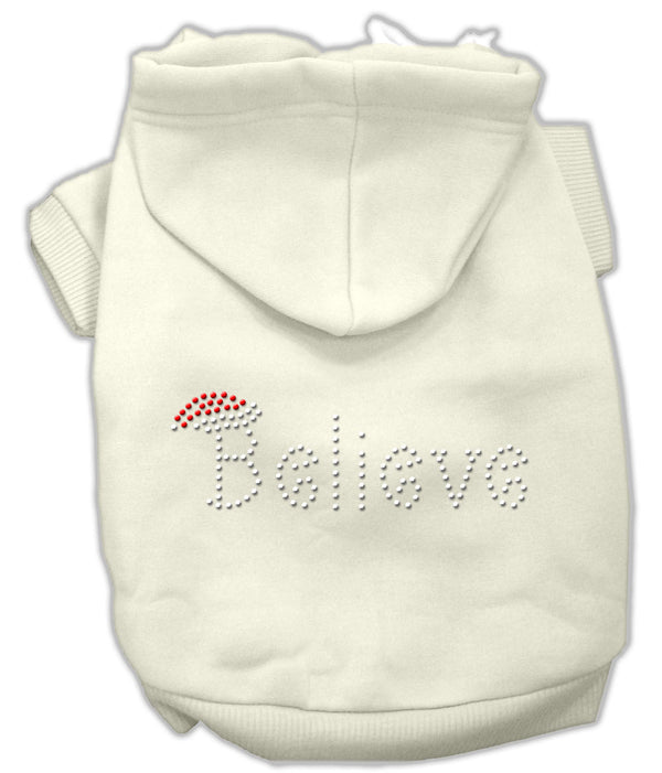 Believe Hoodies Cream Xs GreatEagleInc