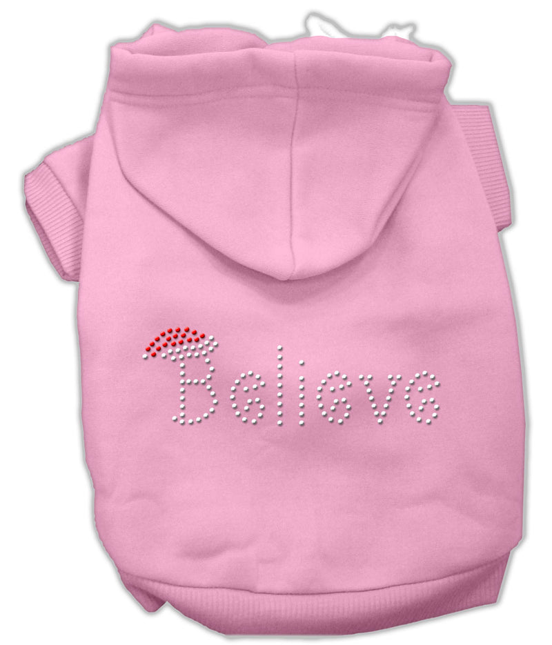 Believe Hoodies Pink Xs GreatEagleInc