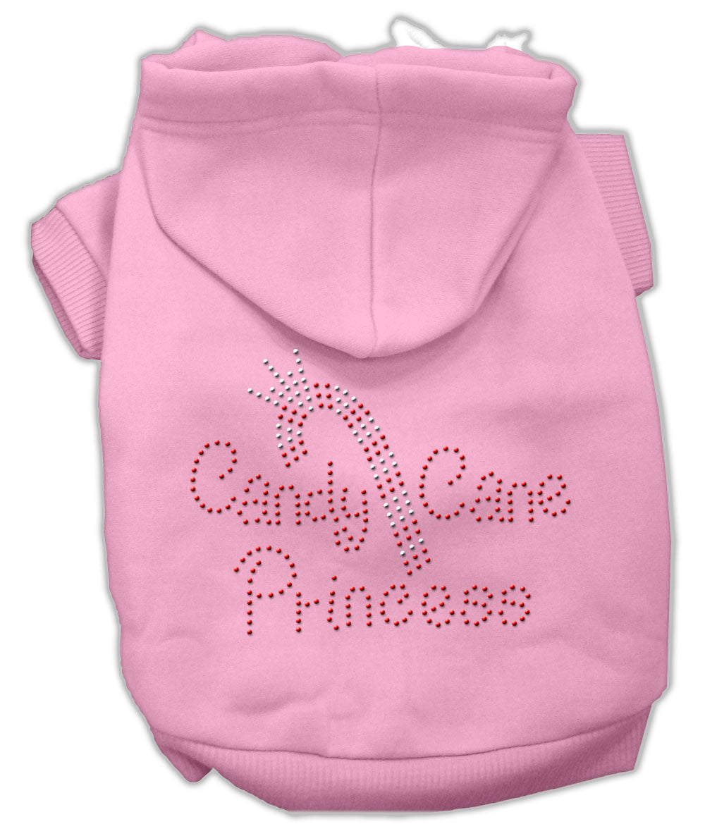 Candy Cane Princess Hoodies Pink Xl GreatEagleInc