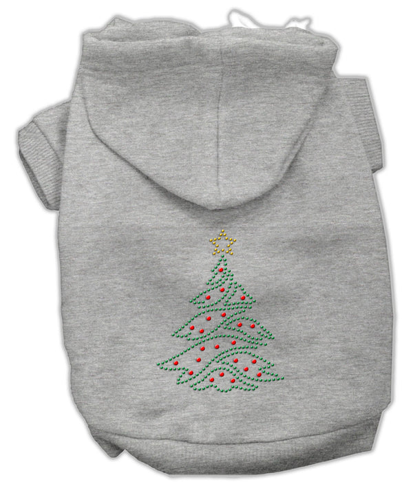 Christmas Tree Hoodie Grey Xxxl GreatEagleInc