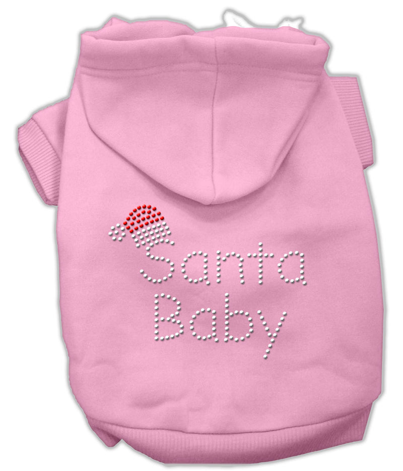 Santa Baby Hoodies Pink S GreatEagleInc