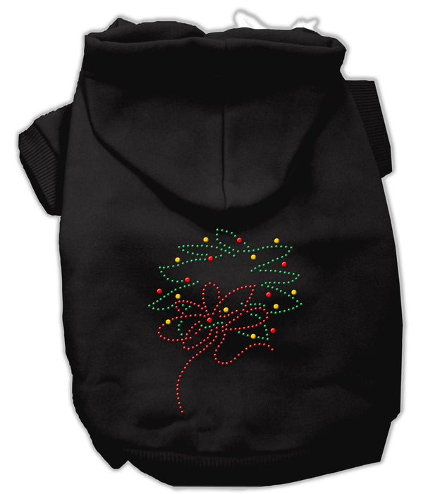 Christmas Wreath Hoodie Black L GreatEagleInc