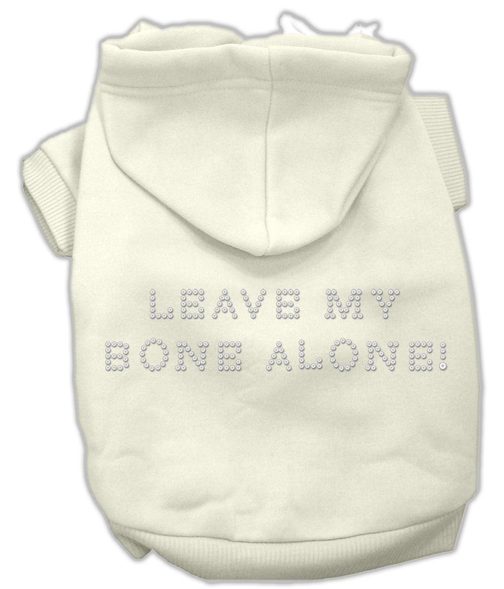 Leave My Bone Alone! Hoodies Cream Xs GreatEagleInc