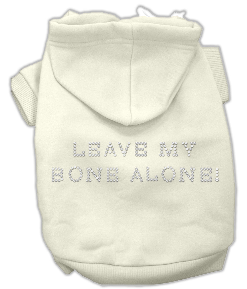 Leave My Bone Alone! Hoodies Cream Xs Default Title