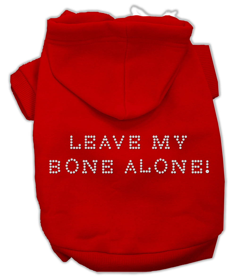 Leave My Bone Alone! Hoodies Red Xxxl Default Title