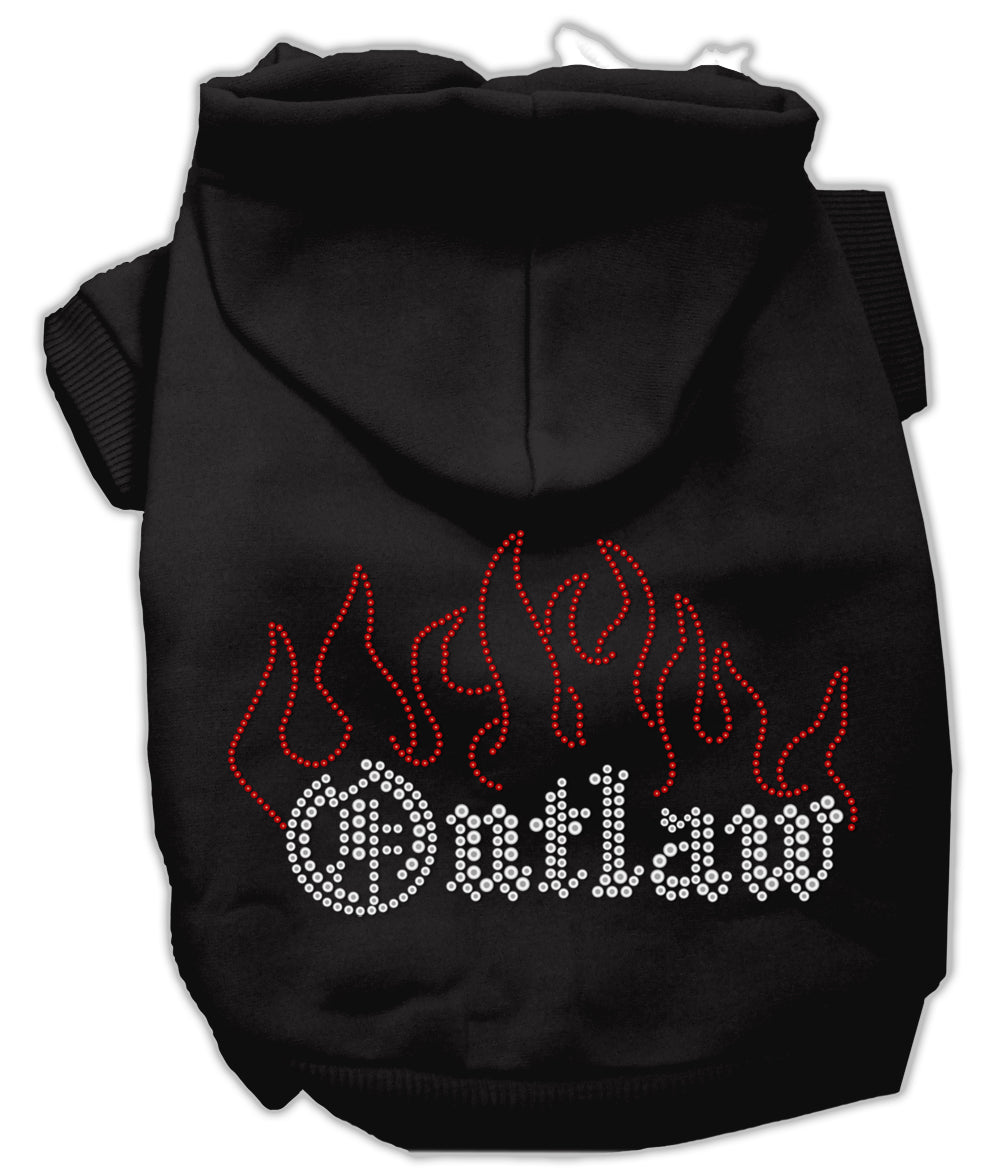 Outlaw Rhinestone Hoodies Black S Default Title