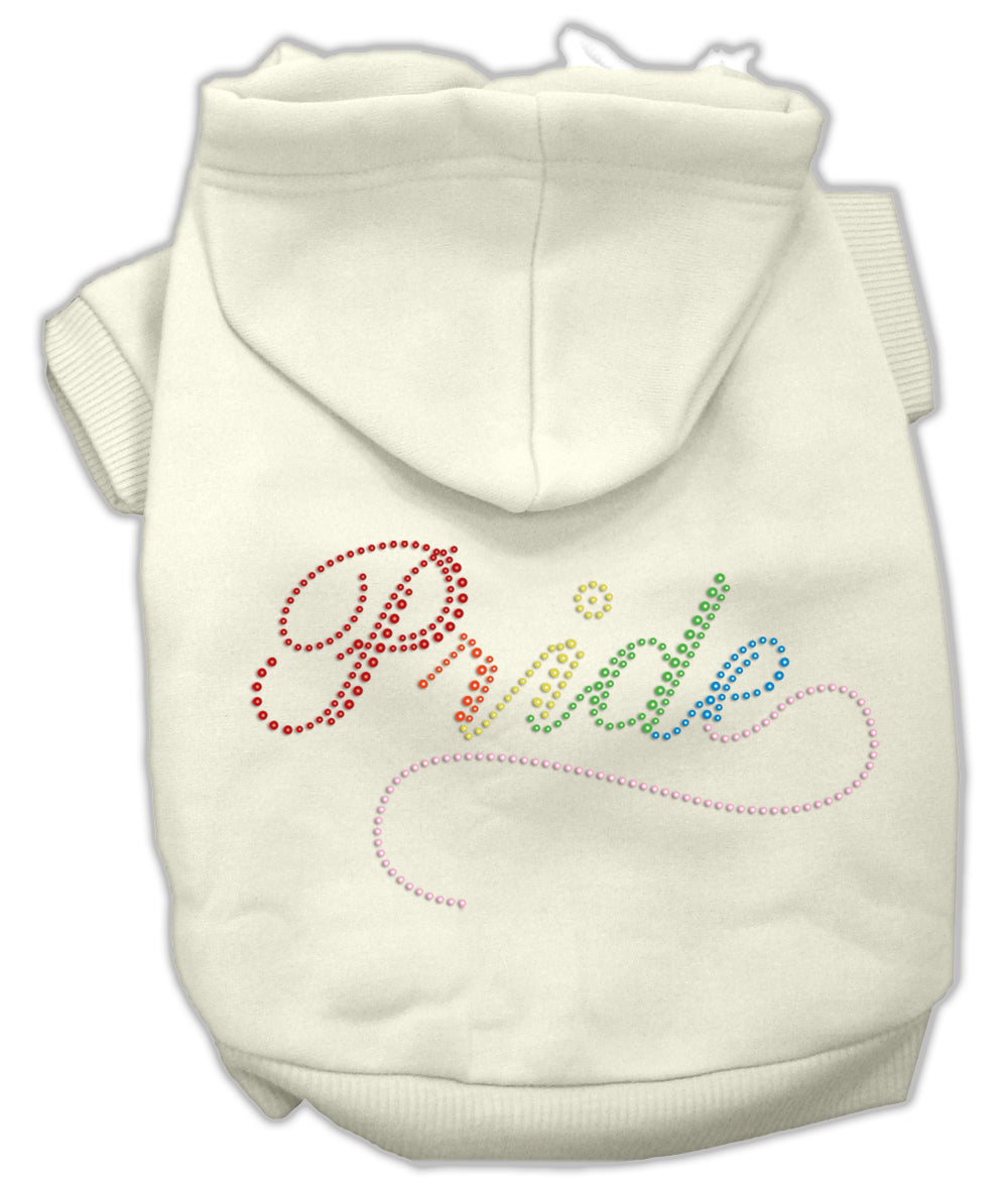 Rainbow Colored Pride Hoodies Cream S GreatEagleInc