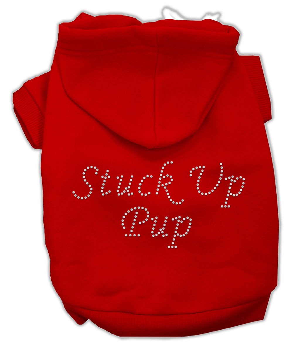 Stuck Up Pup Hoodies Red M GreatEagleInc