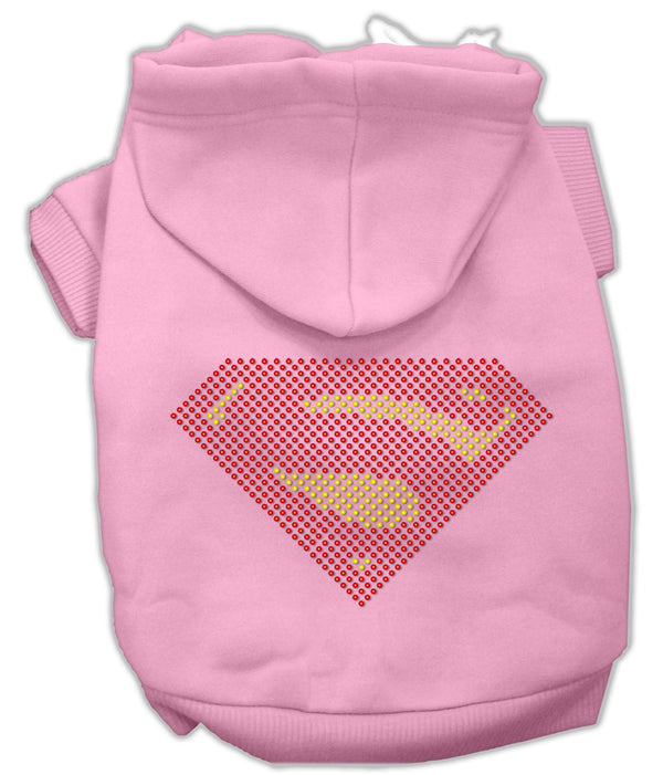 Super! Rhinestone Hoodies Pink Xxl GreatEagleInc