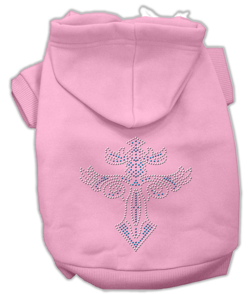 Warrior's Cross Studded Hoodies Pink L GreatEagleInc