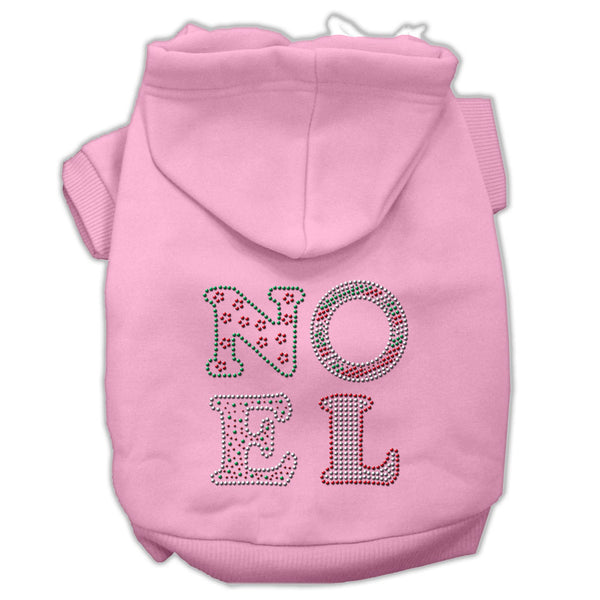 Noel Rhinestone Hoodies Pink L Default Title