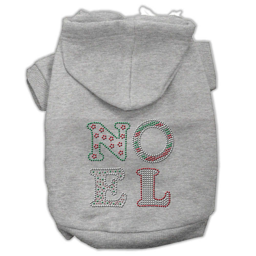 Noel Rhinestone Hoodies Grey Xl Default Title