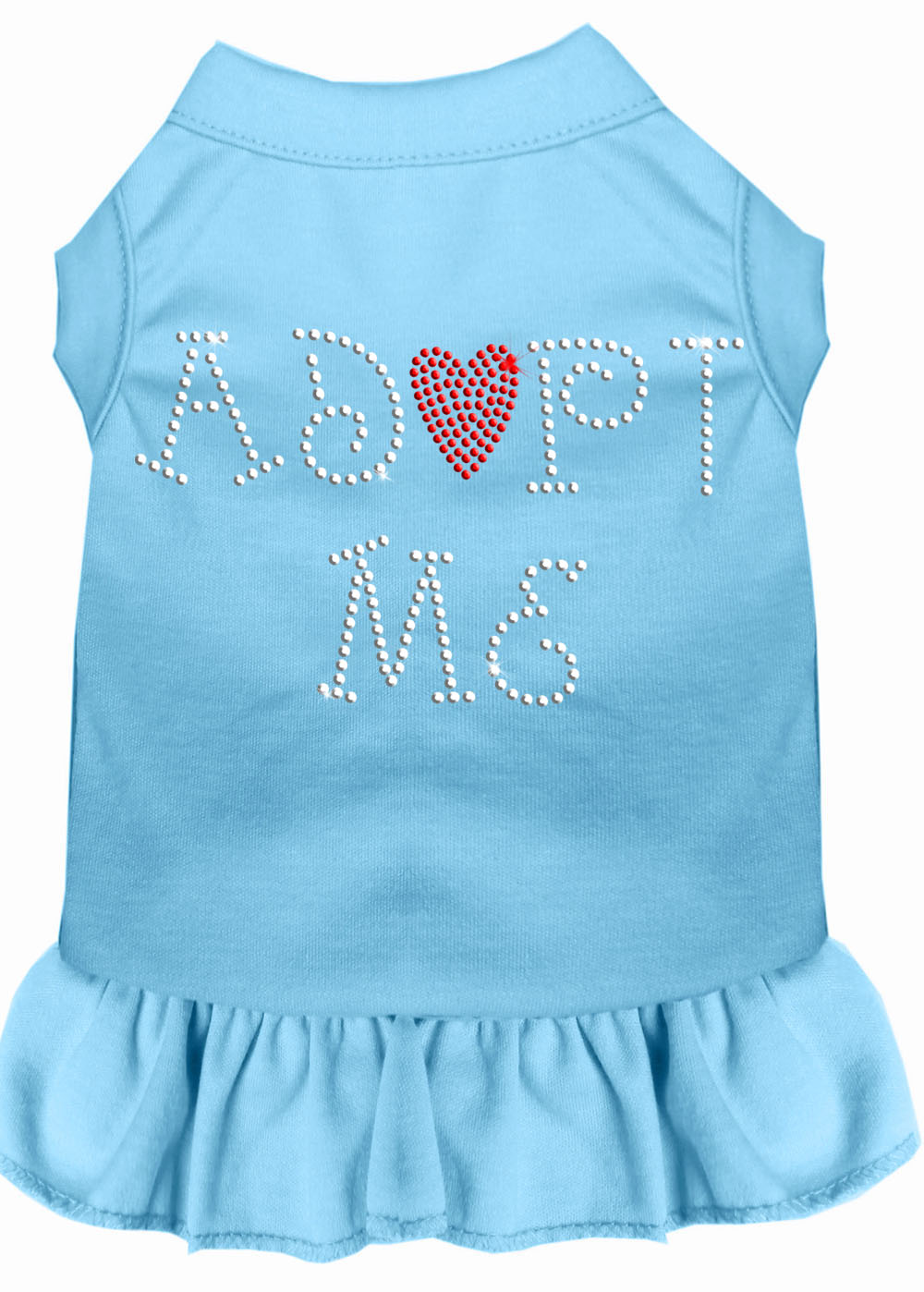Adopt Me Rhinestone Dress Baby Blue Med Default Title