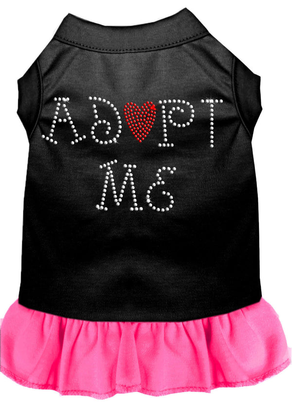 Adopt Me Rhinestone Dress Black With Bright Pink Xxl Default Title