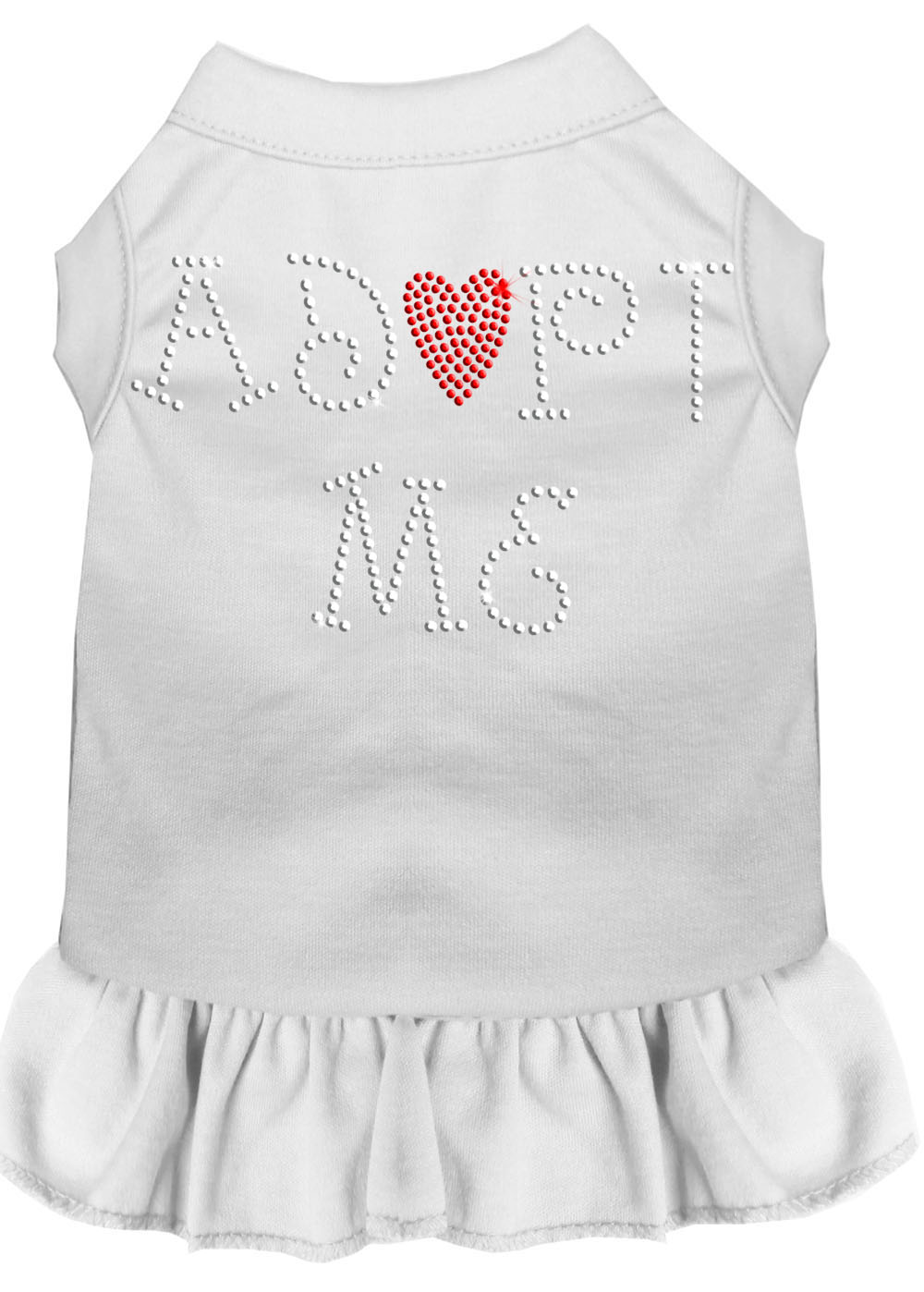 Adopt Me Rhinestone Dress White Xxl Default Title
