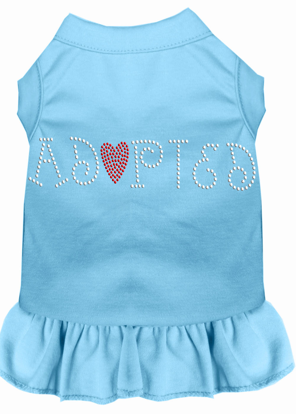 Adopted Rhinestone Dress Baby Blue 4x GreatEagleInc
