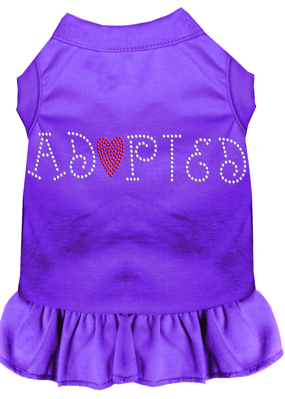 Adopted Rhinestone Dress Purple Med Default Title