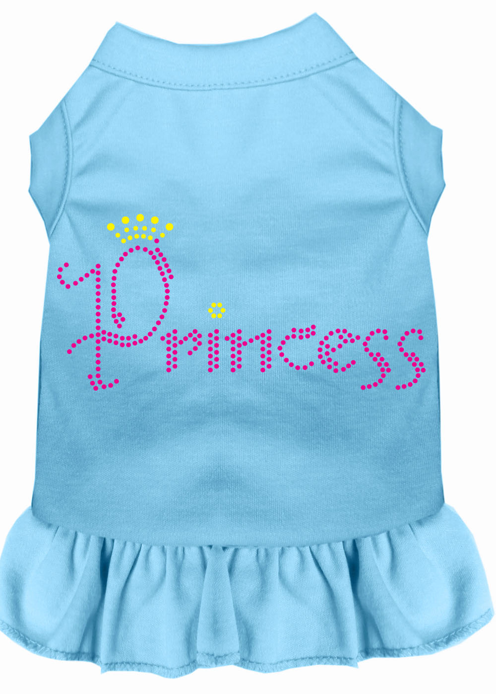 Princess Rhinestone Dress Baby Blue Sm Default Title