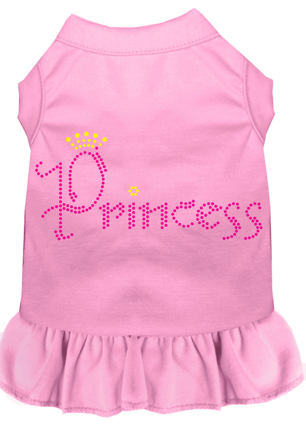 Princess Rhinestone Dress Light Pink Xl Default Title