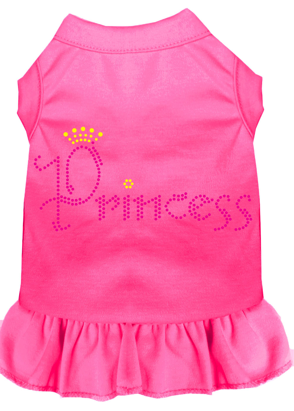 Princess Rhinestone Dress Bright Pink Xxxl Default Title