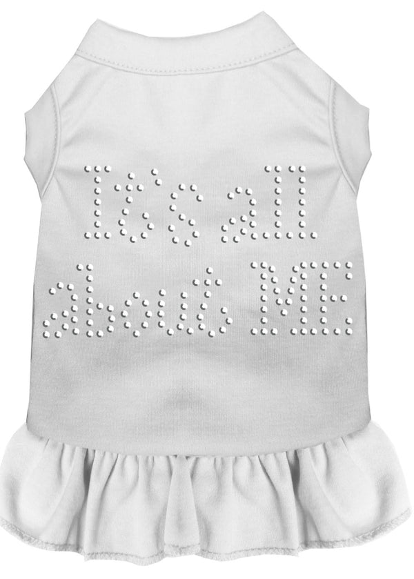 Rhinestone All About Me Dress White 4x Default Title