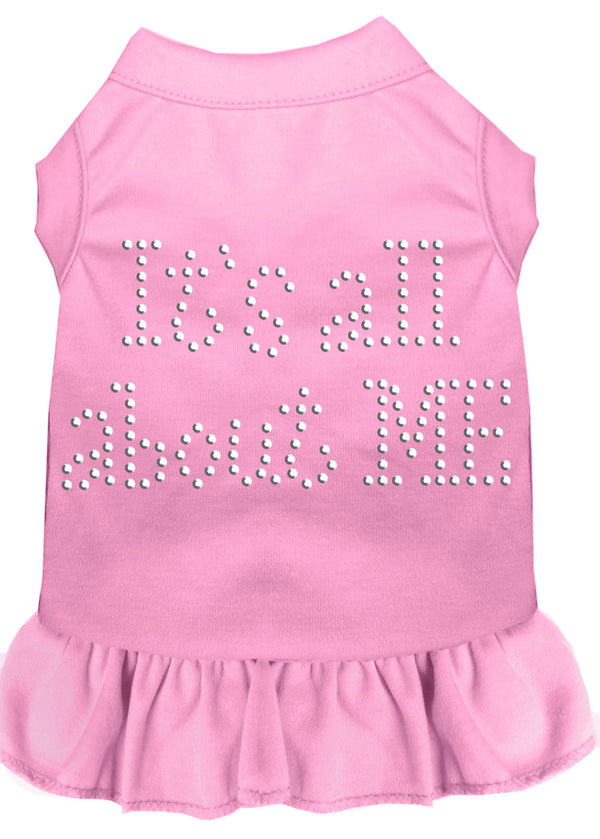 Rhinestone All About Me Dress Light Pink Med Default Title