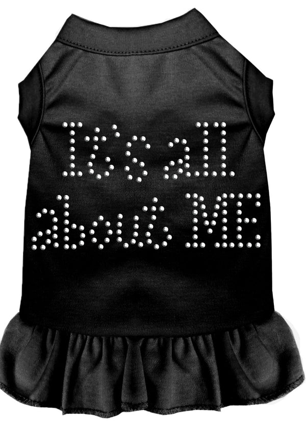 Rhinestone All About Me Dress Black Sm Default Title