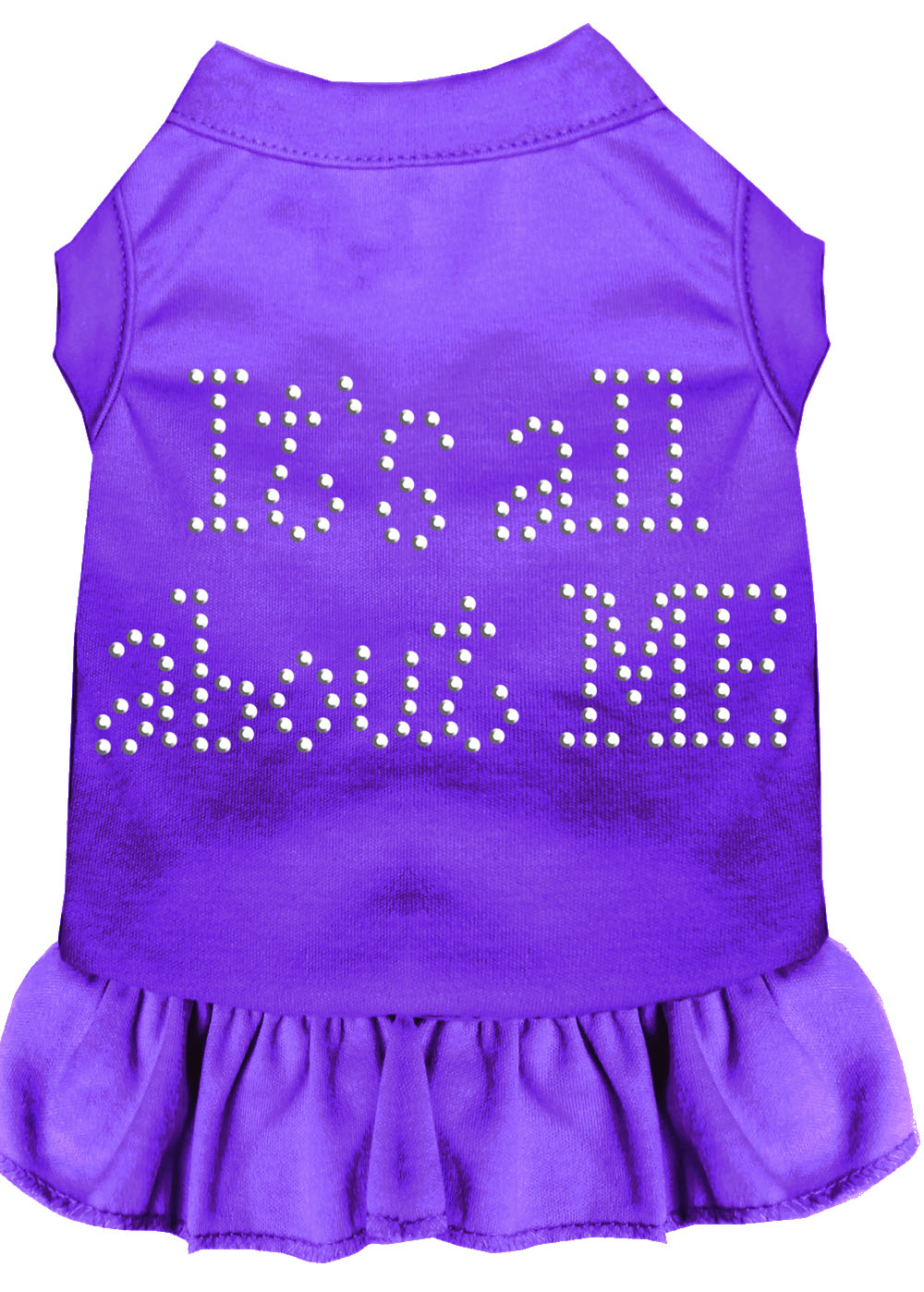 Rhinestone All About Me Dress Purple Sm Default Title