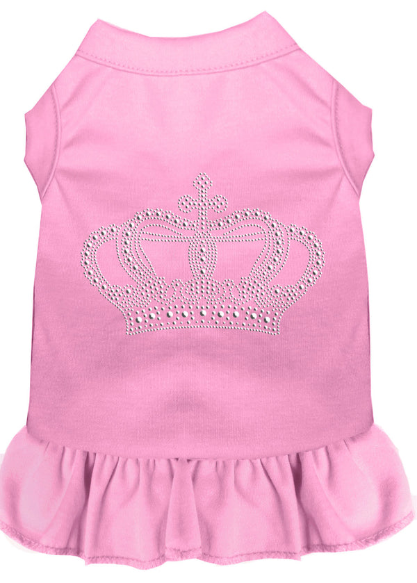 Rhinestone Crown Dress Light Pink Xxl Default Title