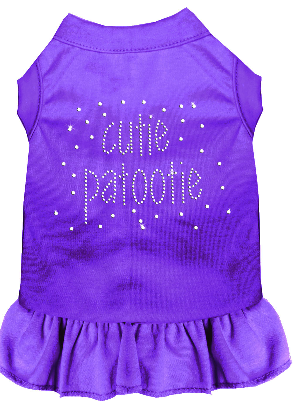Rhinestone Cutie Patootie Dress Purple Xs Default Title