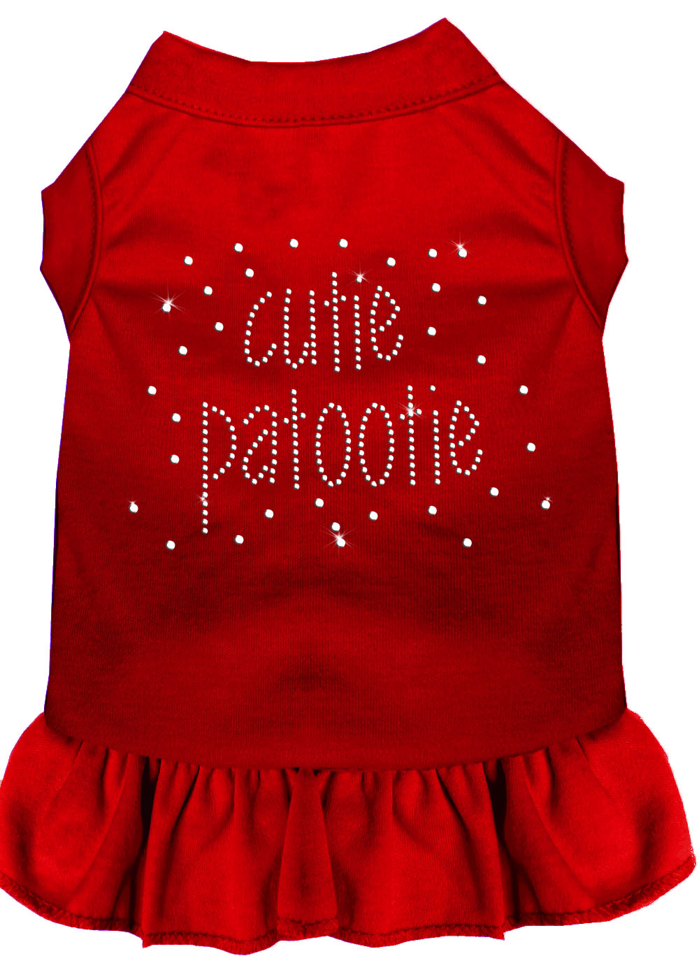Rhinestone Cutie Patootie Dress Red Xxl Default Title