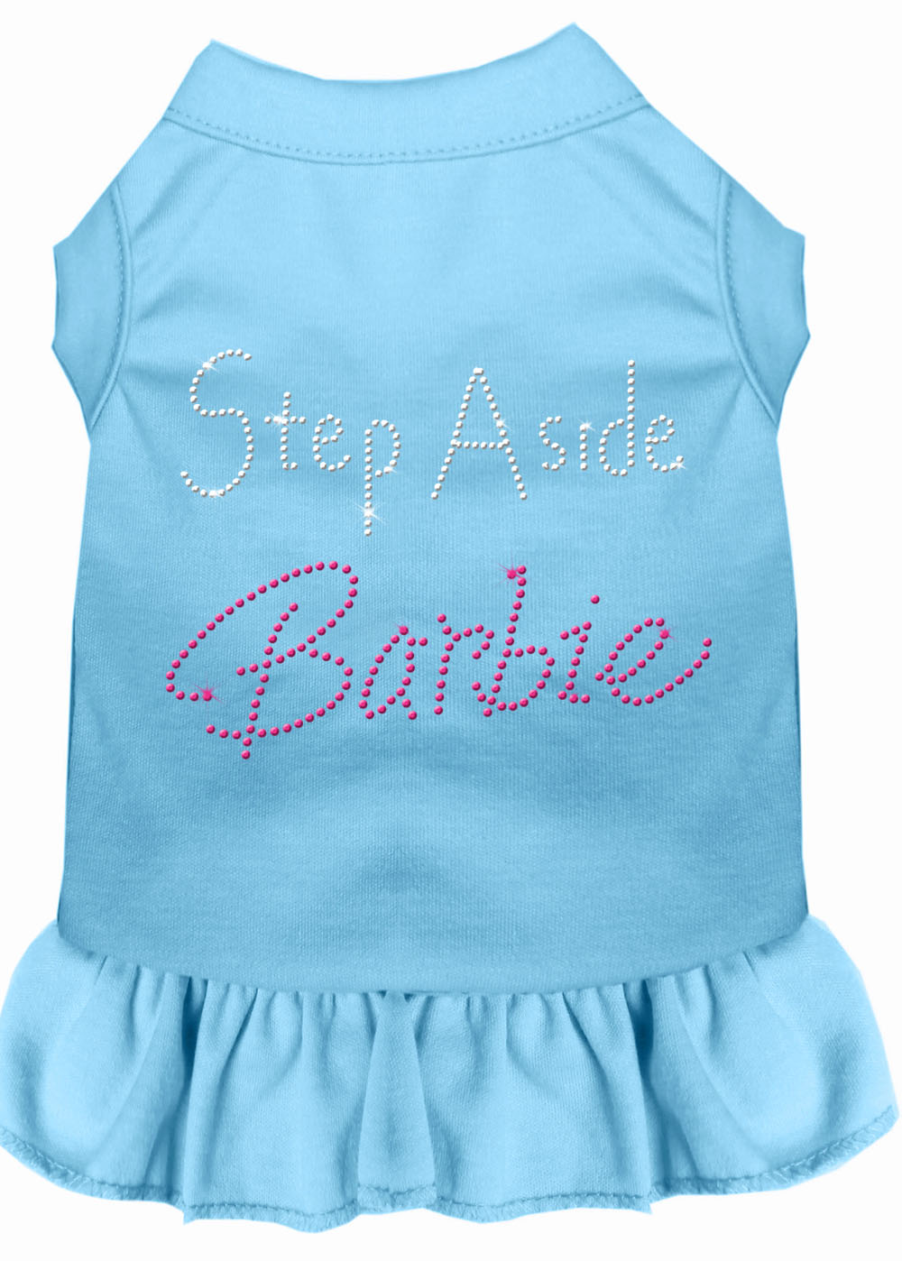 Step Aside Barbie Rhinestone Dress Baby Blue Lg GreatEagleInc