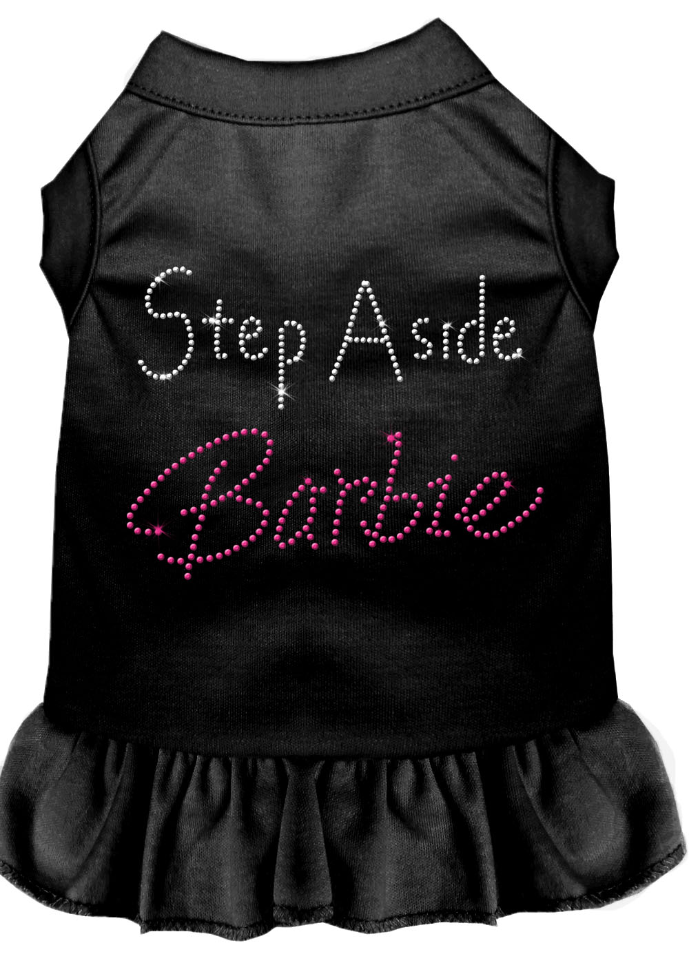 Step Aside Barbie Rhinestone Dress Black Xl Default Title
