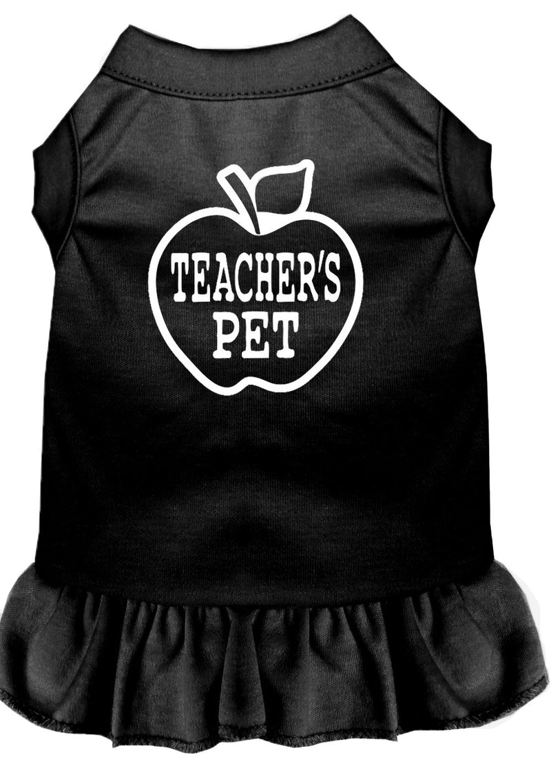 Teachers Pet Screen Print Dress Black Lg GreatEagleInc