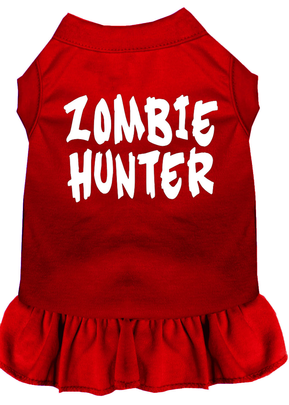 Zombie Hunter Screen Print Dress Red 4x (22) GreatEagleInc