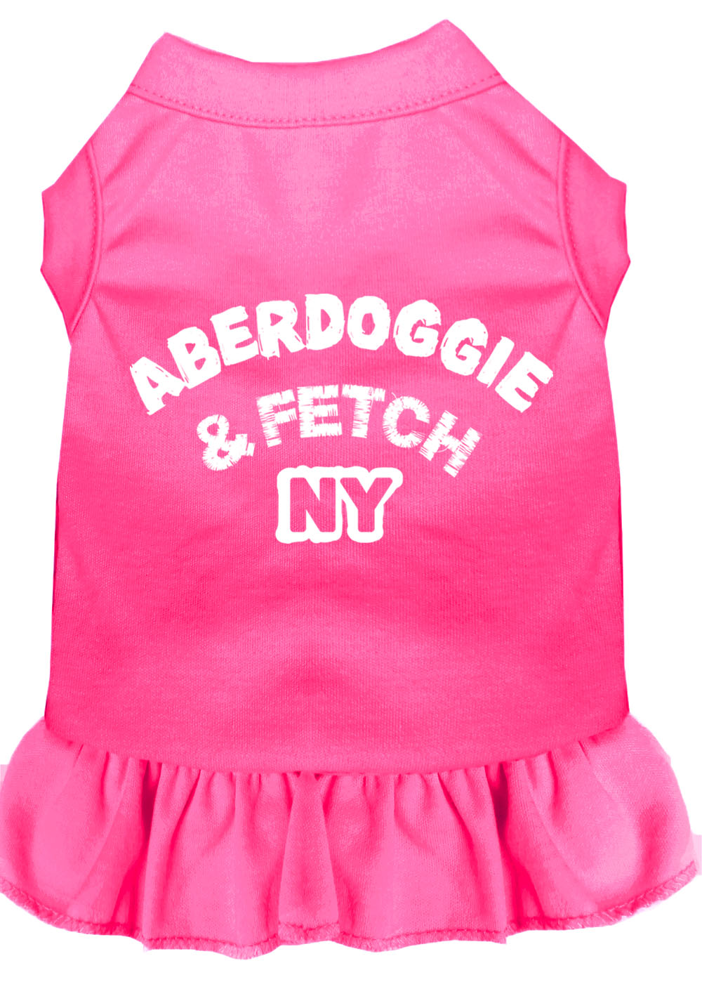 Aberdoggie Ny Screen Print Dress Bright Pink 4x (22) GreatEagleInc