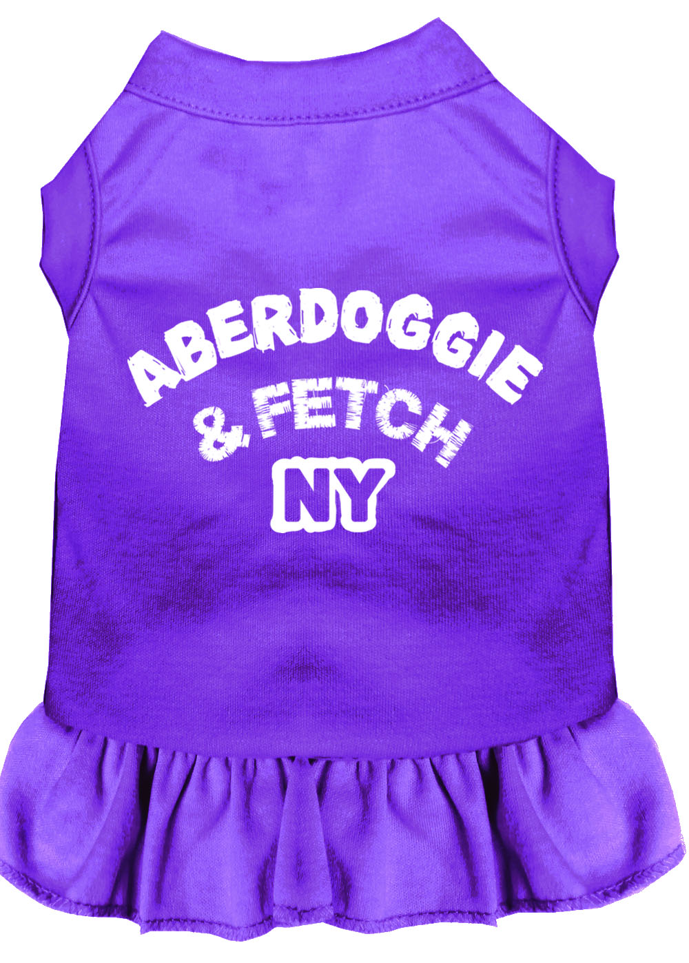 Aberdoggie Ny Screen Print Dress Purple Xs GreatEagleInc