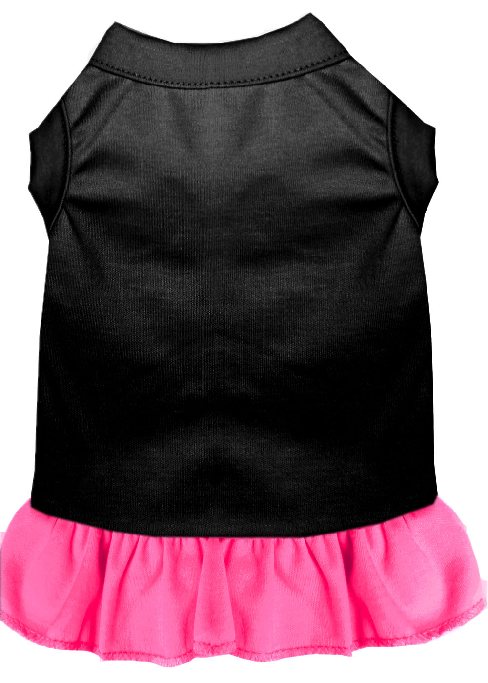 Plain Pet Dress Black With Bright Pink Sm Default Title