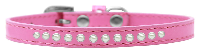 Pearl Size 12 Bright Pink Puppy Collar GreatEagleInc