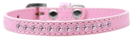 Light Pink Crystal Size 10 Light Pink Puppy Collar Default Title