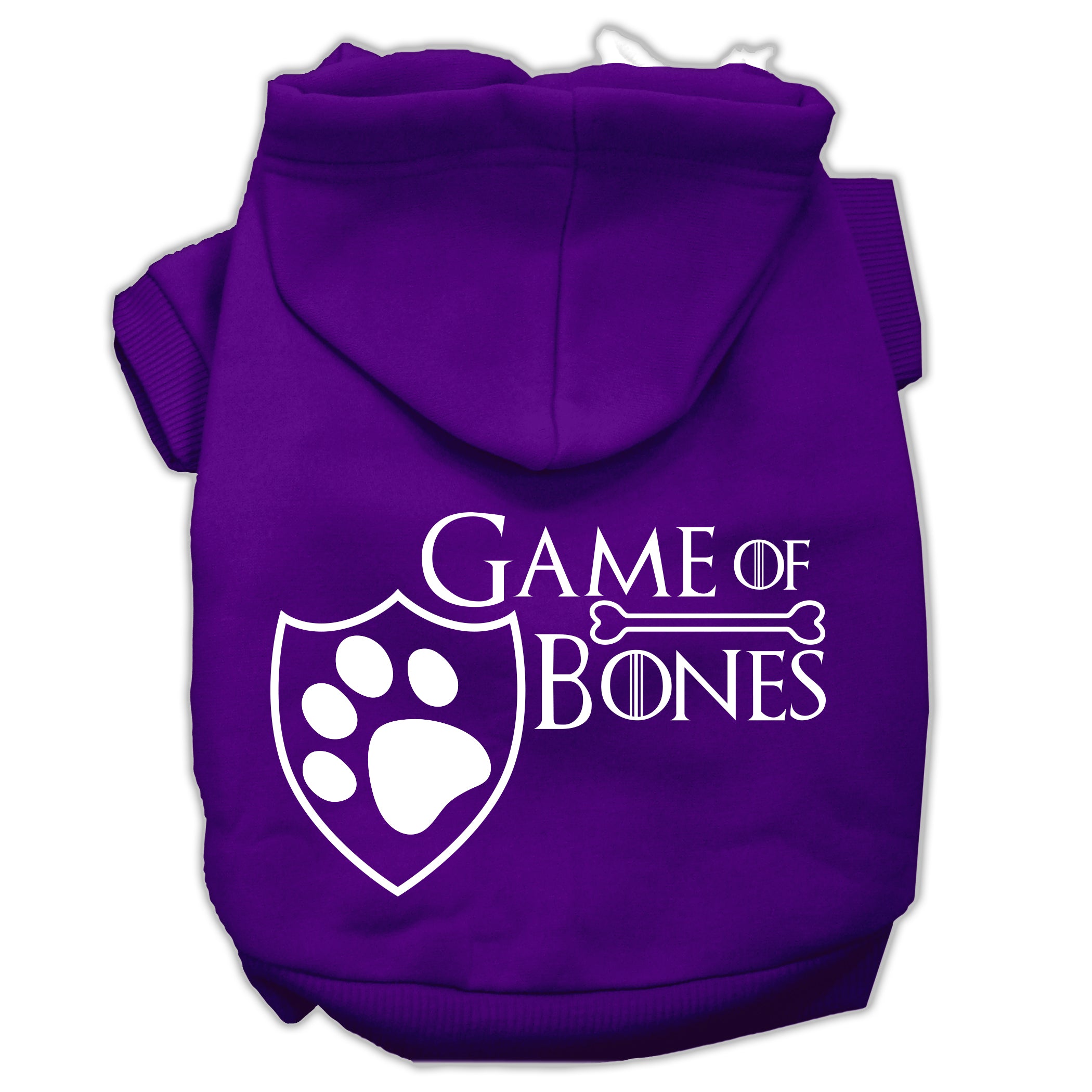 Game Of Bones Screenprint Dog Hoodie Purple Xxl Default Title