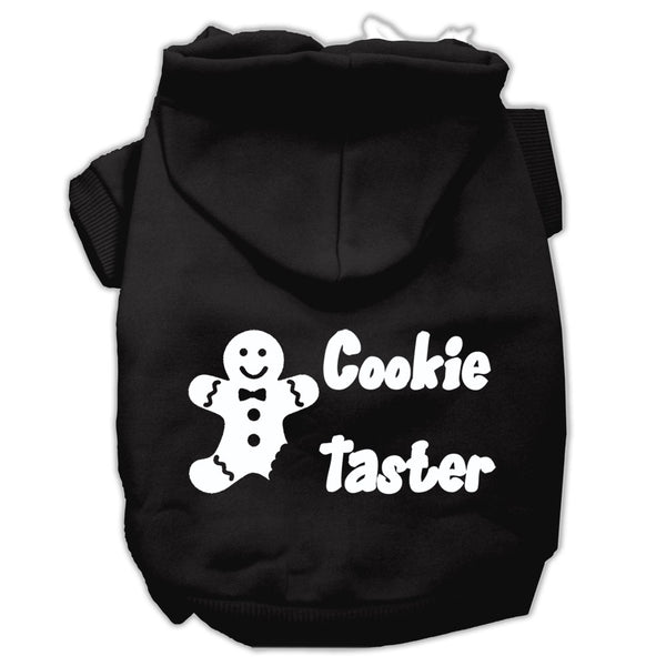 Cookie Taster Screen Print Pet Hoodies Black Size Xs GreatEagleInc