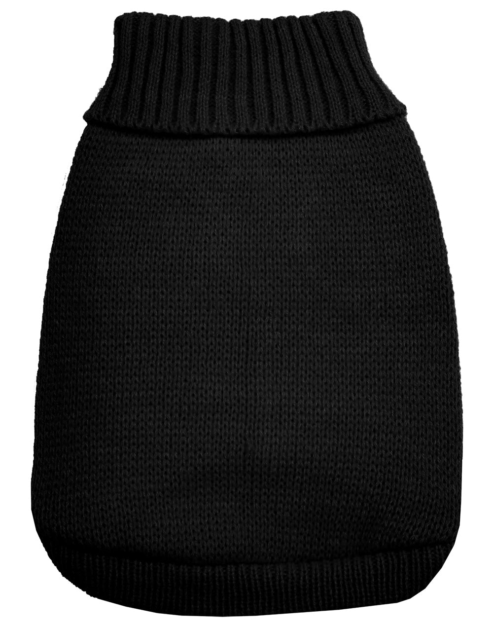 Knit Pet Sweater Black Size Medium Default Title