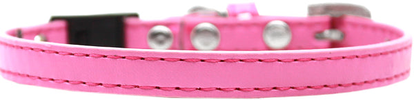 Plain Breakaway Cat Collar Bright Pink Size 10 Default Title