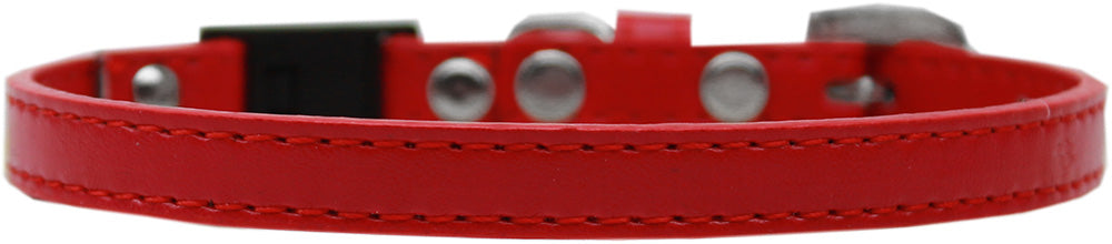 Plain Breakaway Cat Collar Red Size 12 Default Title
